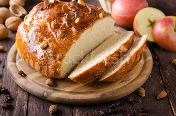 Tchèque gâteau célébration noix alimentaire photographie [[stock_photo]] © Peteer