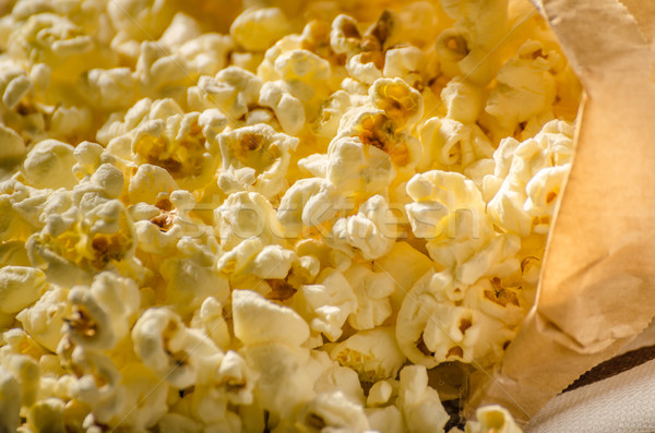 Stock photo: Domestic organic popcorn with herbs