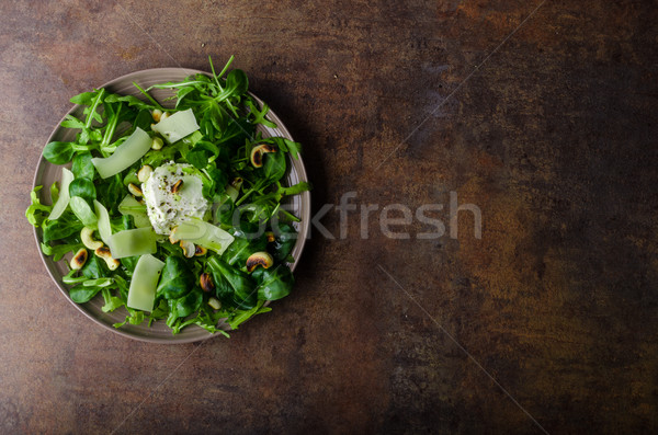 Frescos ensalada bio cordero lechuga Foto stock © Peteer