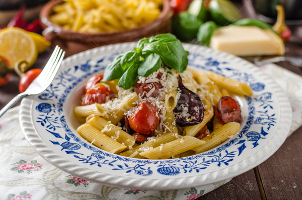 Pasta vegetali semplice Foto d'archivio © Peteer