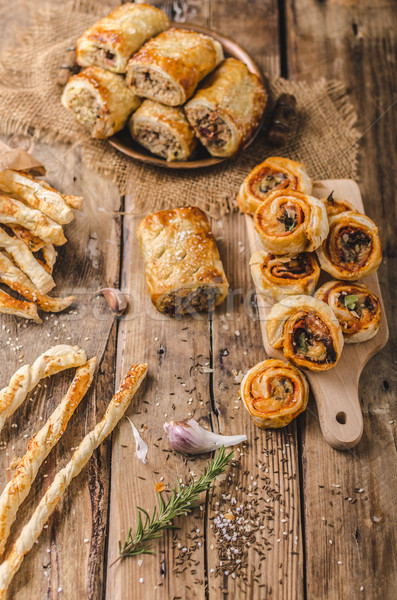 Sticks puff pastry Stock photo © Peteer