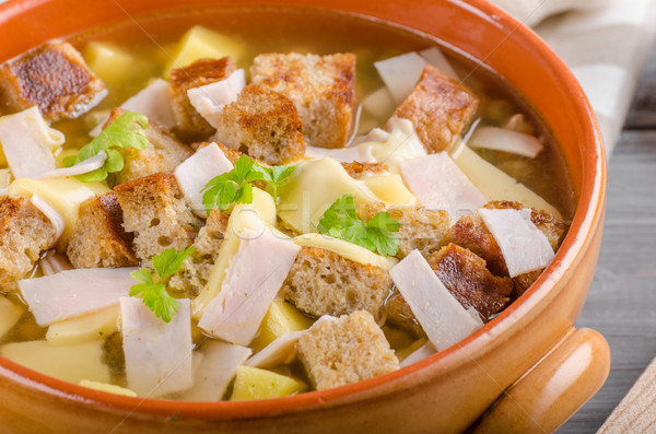 Garlic soup Stock photo © Peteer