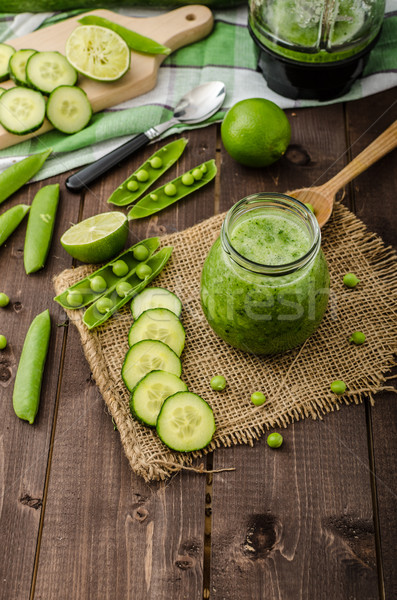 Cucumber smoothie Stock photo © Peteer