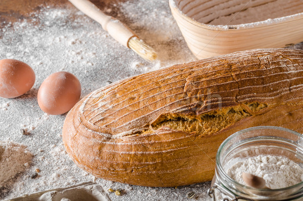 Sourdough bread cumin Stock photo © Peteer