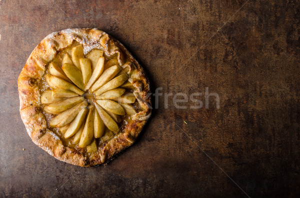 Stock photo: Sweet pear pie