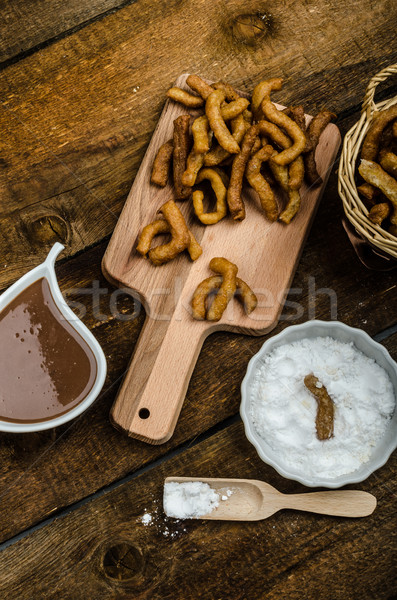 Ciocolată alimente adanc Imagine de stoc © Peteer