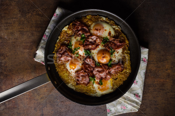 American Hash Browns potato Stock photo © Peteer