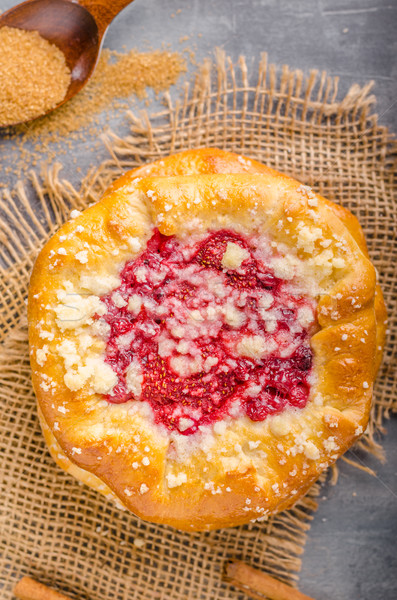 Crubmle mini pie with berries Stock photo © Peteer