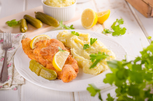 Fraîches originale pommes de terre citrons herbes haut [[stock_photo]] © Peteer