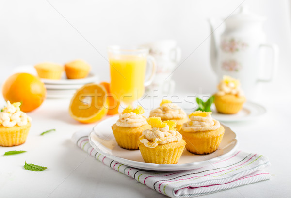 Fruit muffins Stock photo © Peteer