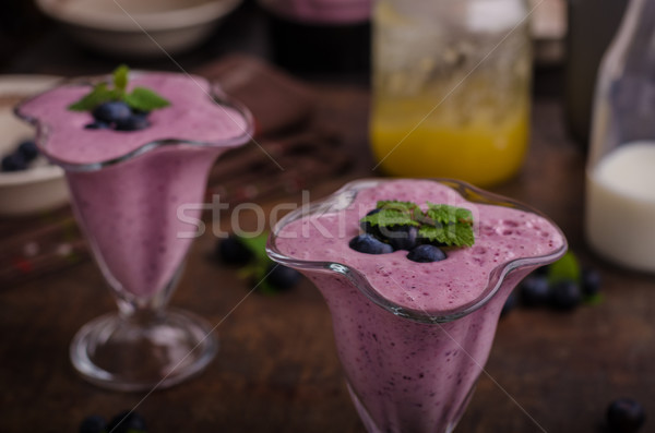 Berries milkshake smoothie Stock photo © Peteer