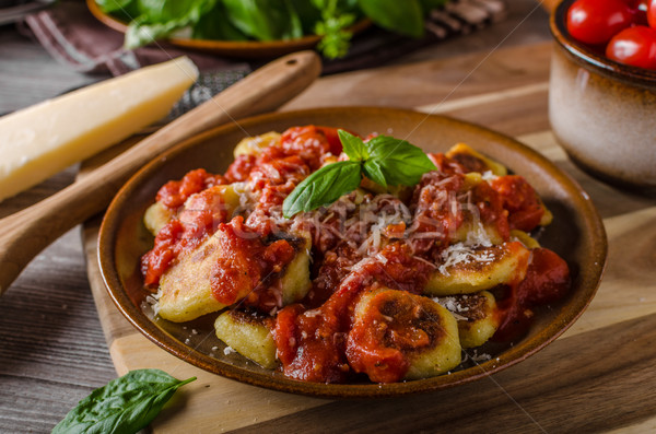 トマト パルメザンチーズ ハーブ 緑 チーズ ストックフォト © Peteer