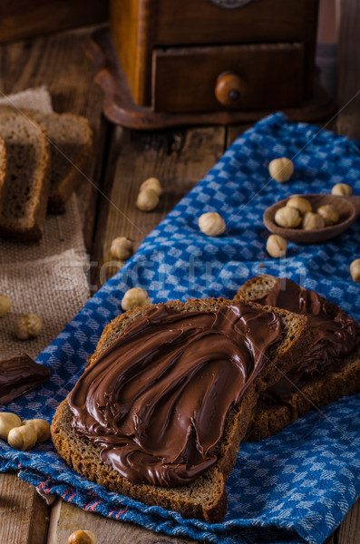 Hazelnut spread delicious Stock photo © Peteer