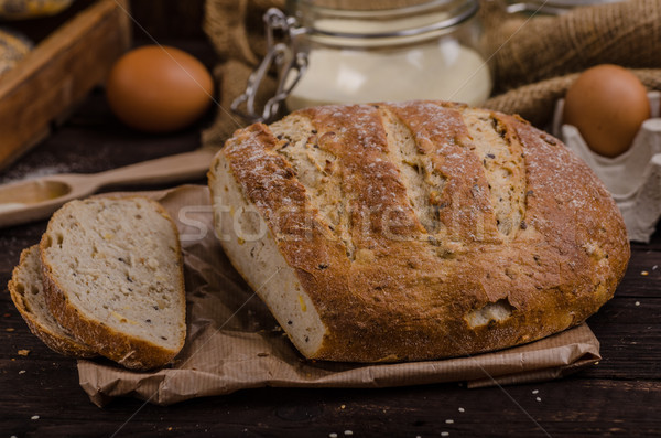 Homemade bread, product photo Stock photo © Peteer