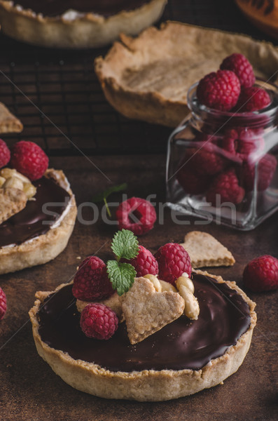 Chocolat noix sucre alimentaire design maison [[stock_photo]] © Peteer