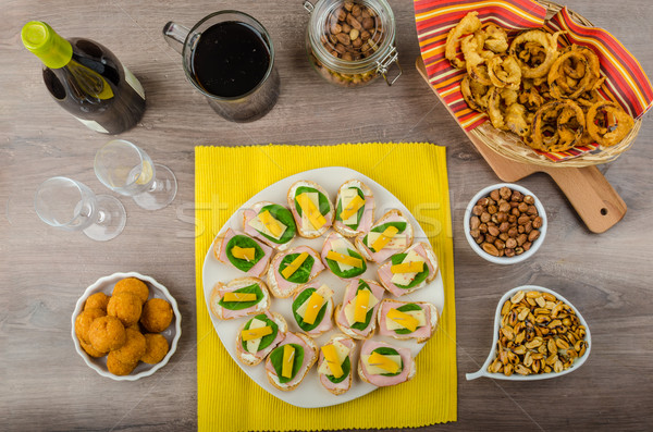 New Year's Eve meal celebration Stock photo © Peteer