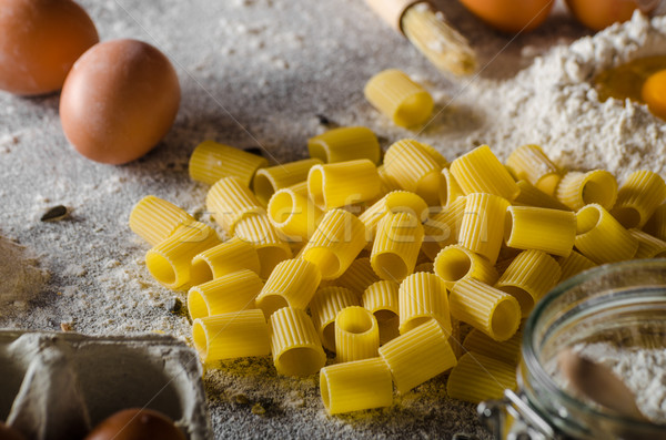 Stock photo: Homemade pasta bio