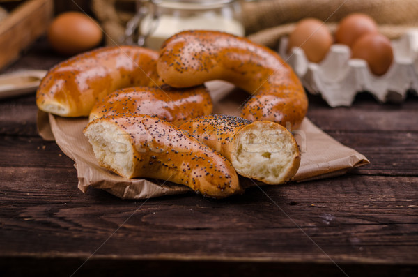 Stockfoto: Poppy · zaden · rollen · gebak · ander