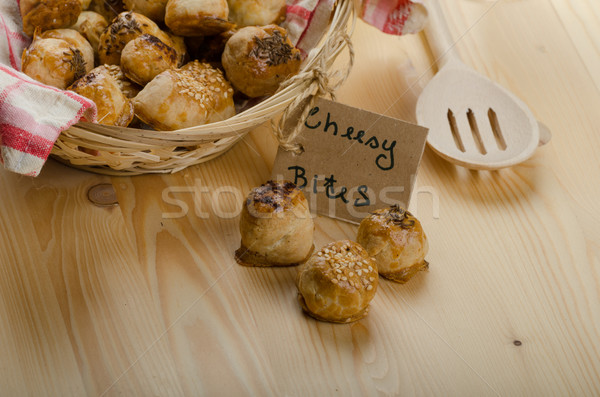 Cheesy bites Stock photo © Peteer