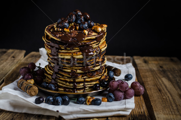 Big homemade pancakes Stock photo © Peteer