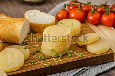 Czech smelly cheese - Olomoucke tvaruzky Stock photo © Peteer
