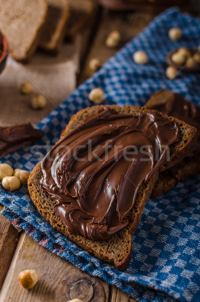 Hazelnut spread delicious Stock photo © Peteer