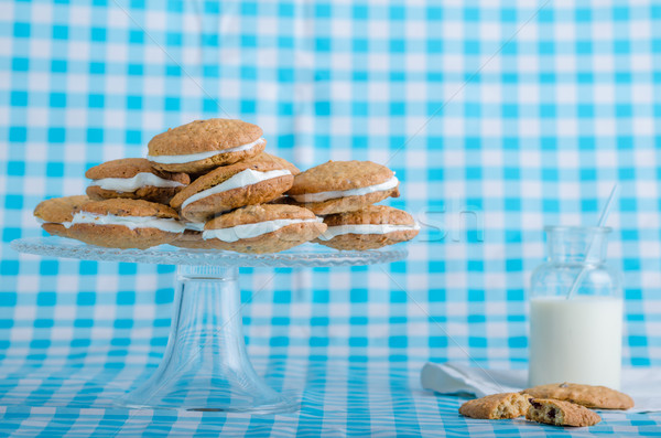 Homemade Oatmeal Cream Pie Cookies Stock photo © Peteer