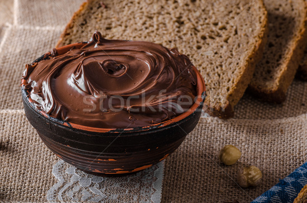 Hazelnut spread delicious Stock photo © Peteer