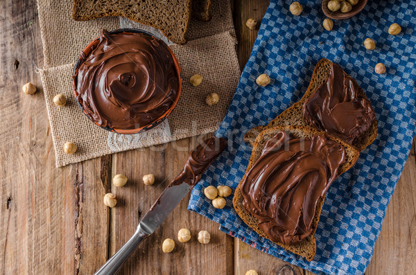 Hazelnut spread delicious Stock photo © Peteer