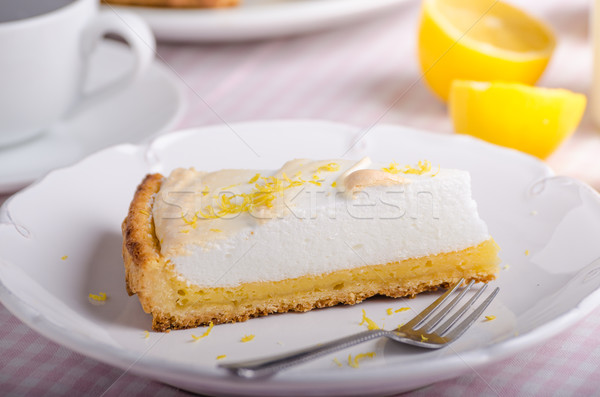 Lemon cheesecake delicious Stock photo © Peteer