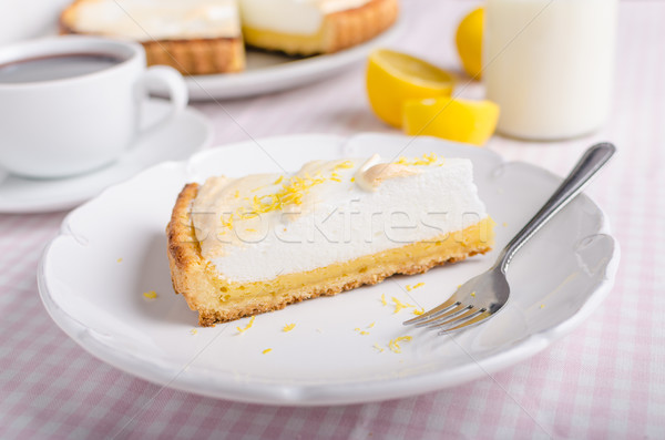 Lemon cheesecake delicious Stock photo © Peteer