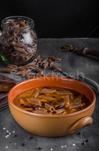 Pasta soup delish Stock photo © Peteer