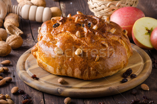 Tchèque gâteau célébration noix alimentaire photographie [[stock_photo]] © Peteer