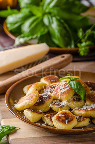 Croccante formaggio erbe aglio parmigiano Foto d'archivio © Peteer