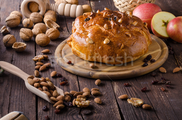 Tchèque gâteau célébration noix alimentaire photographie [[stock_photo]] © Peteer