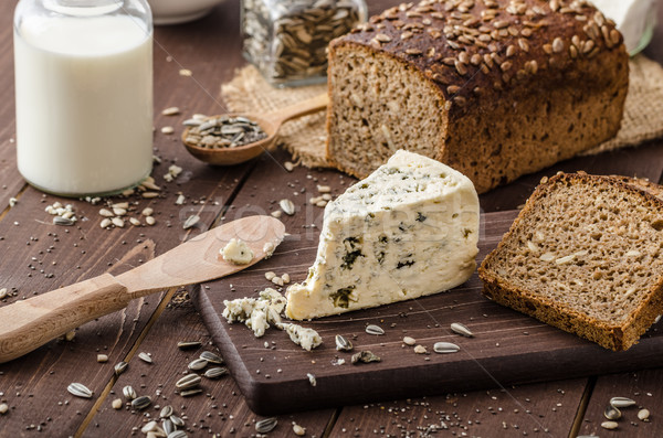 Blue cheese delicious cheese Stock photo © Peteer