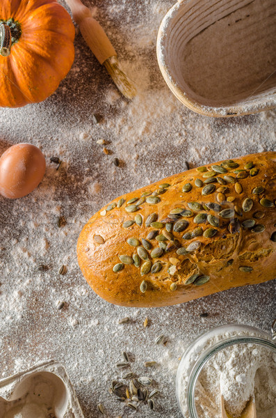 Homemade pumpkin bread Stock photo © Peteer