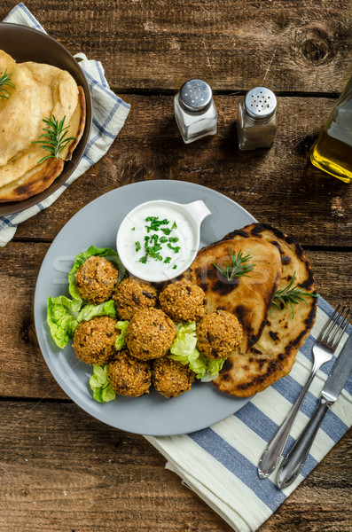 Health crunchy falafel Stock photo © Peteer