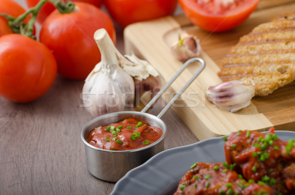 Tomato hot salsa Stock photo © Peteer