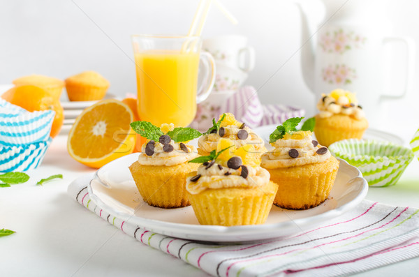 Fruit muffins Stock photo © Peteer