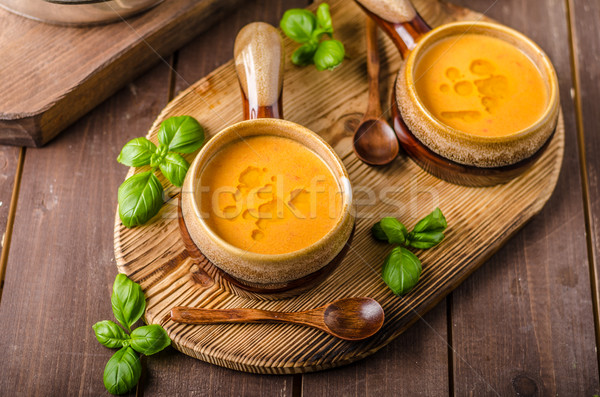 Légumes soupe à la tomate alimentaire photo prêt [[stock_photo]] © Peteer