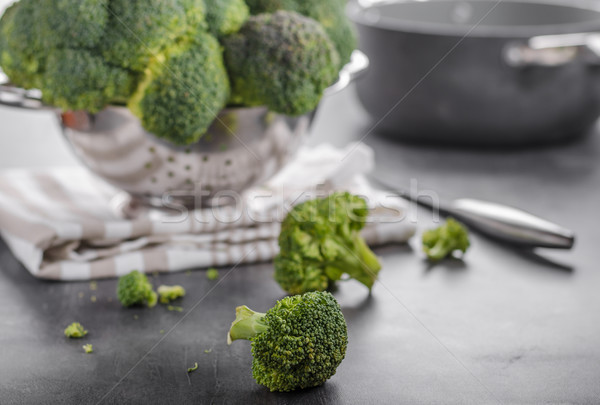 Broccoli vegetable raw picture Stock photo © Peteer