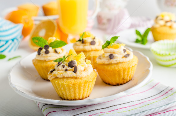 Fruit muffins Stock photo © Peteer