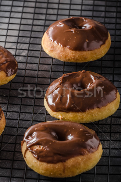 Stock photo: Homemade donuts delish