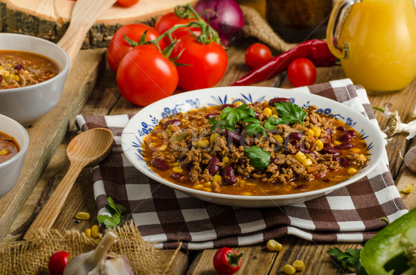 Original Chilli con carne Stock photo © Peteer