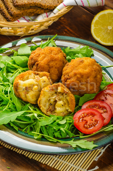 Macaroni and cheese balls Stock photo © Peteer