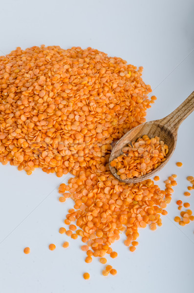 Stock photo: Variations lentils, lentils bio