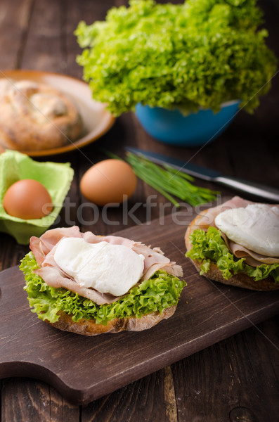 Foto stock: A · la · parrilla · tortilla · pollo · mayonesa · tomate · lechuga