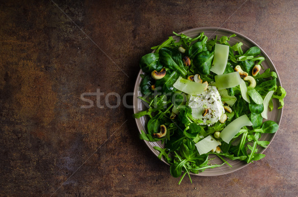 Frescos ensalada bio cordero lechuga Foto stock © Peteer