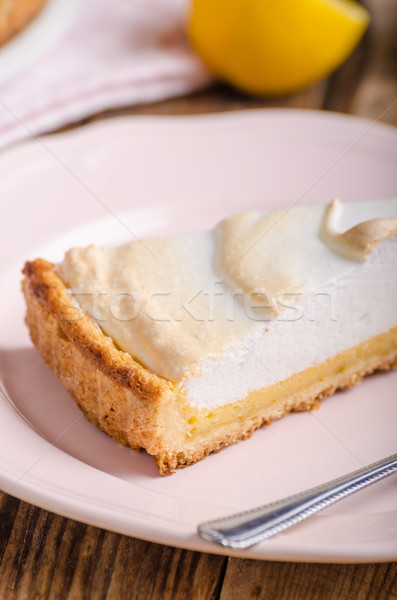 Lemon cheesecake delicious Stock photo © Peteer